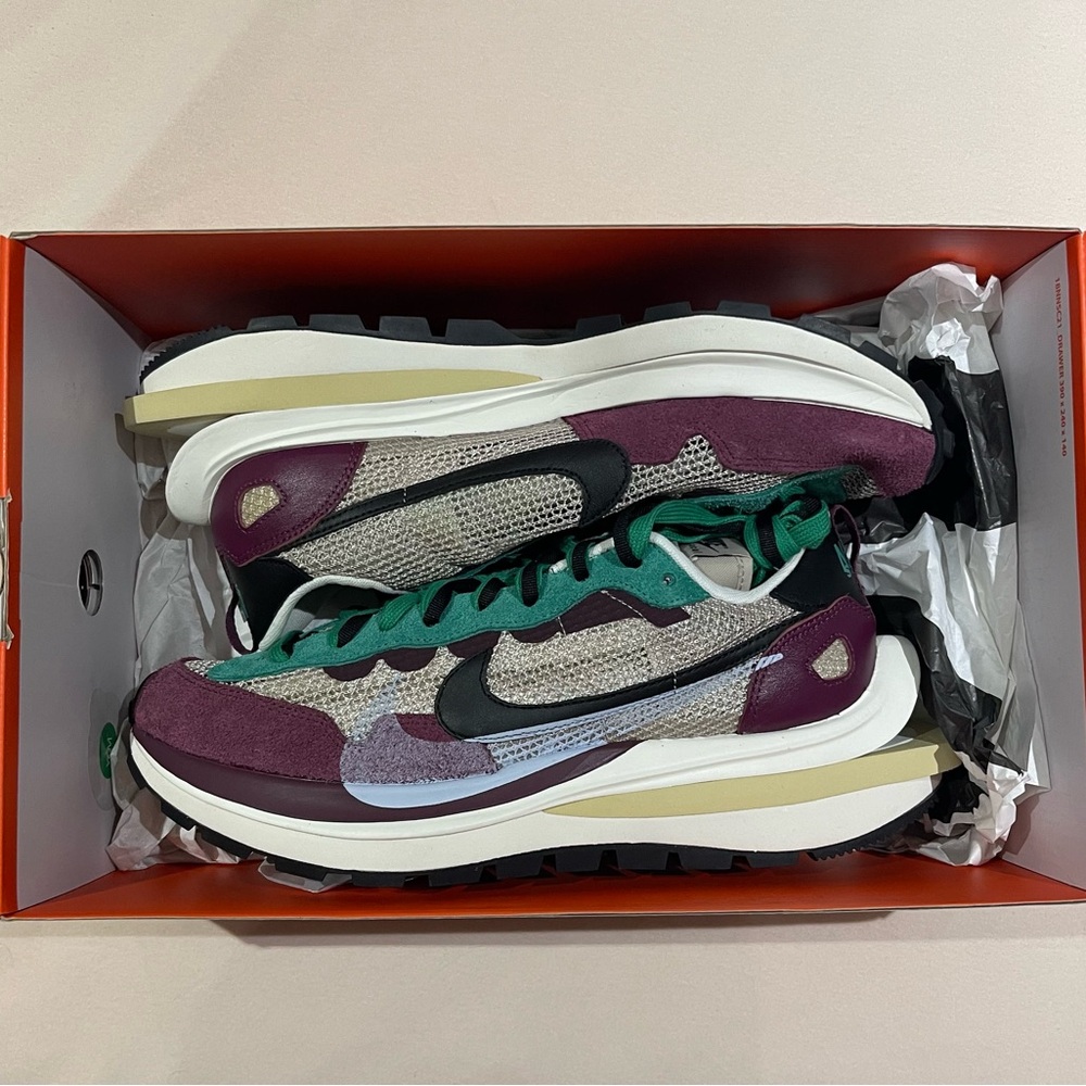 Nike Sacai Vaporwaffle Multicolor Sneakers new in box unworn with original box